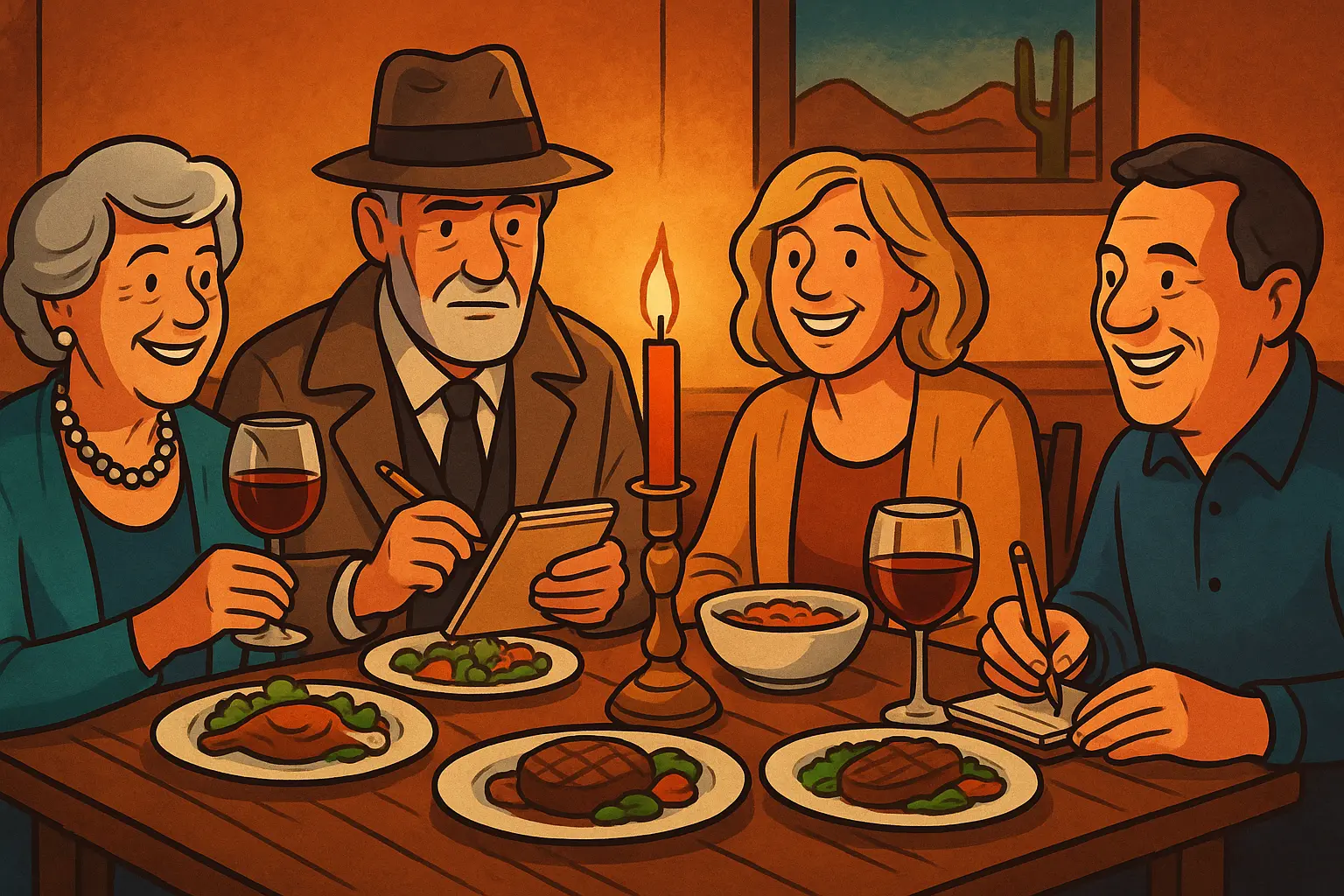 Krimidinner im Rio Grande – Genuss trifft auf Spannung